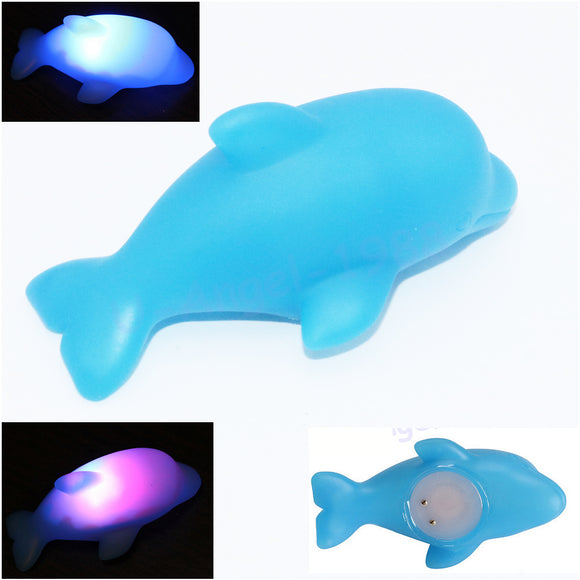 LED Aqua Dolphin Baby Bath Toy
